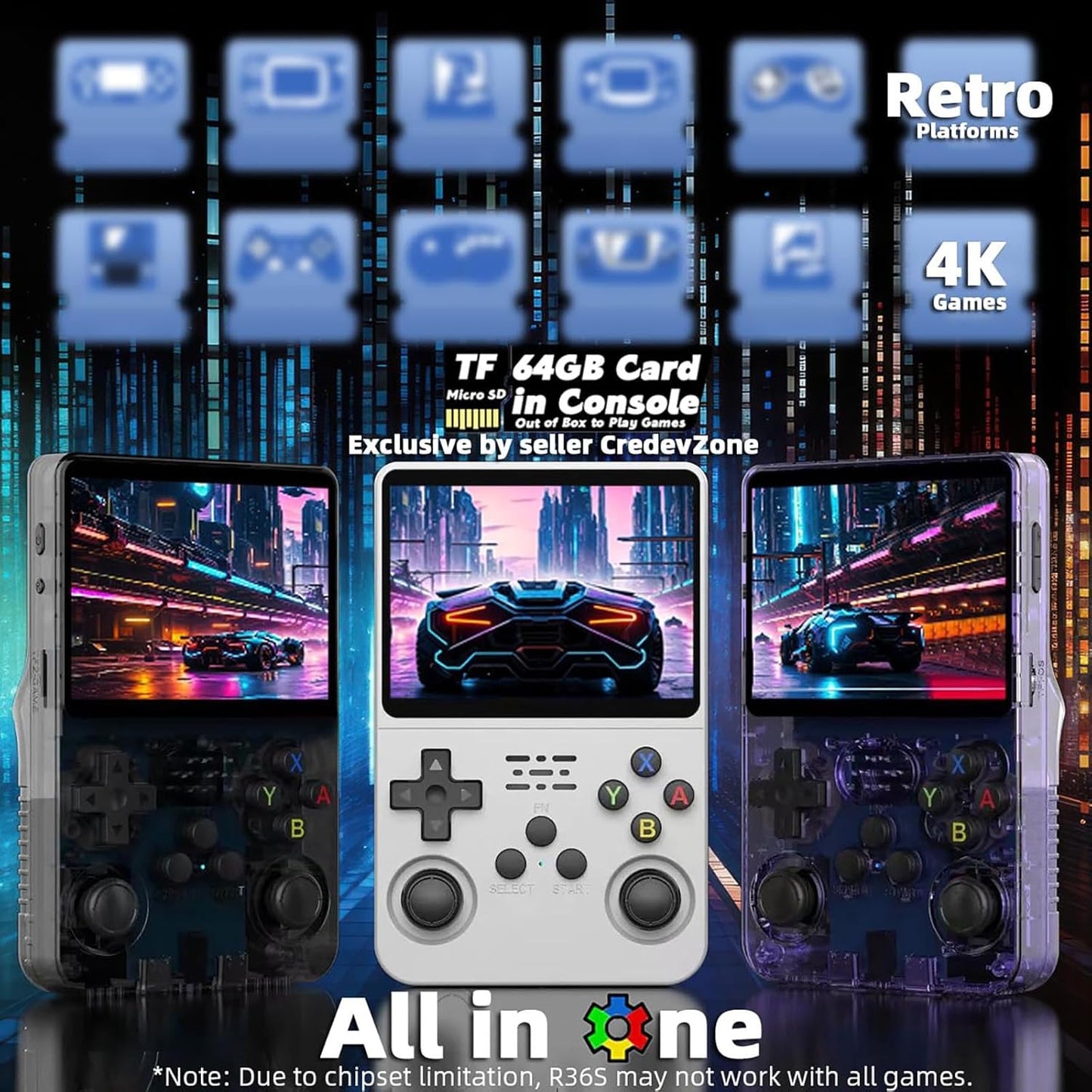 Consola retro portatil con + de  15.000 juegos